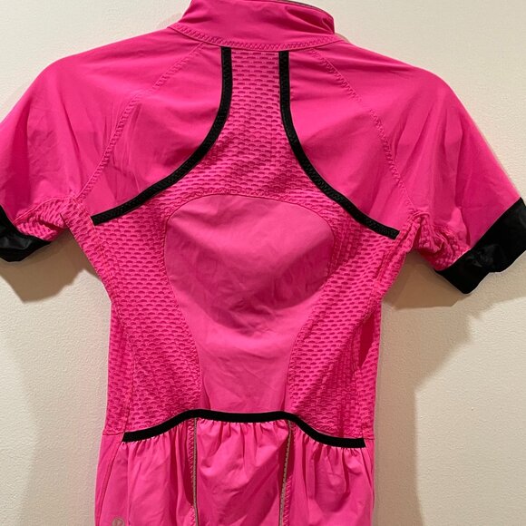Lululemon Paceline Cycling Jersey Pinkelicious Size 4 Zip Front Jacket Vancouver - Picture 11 of 16